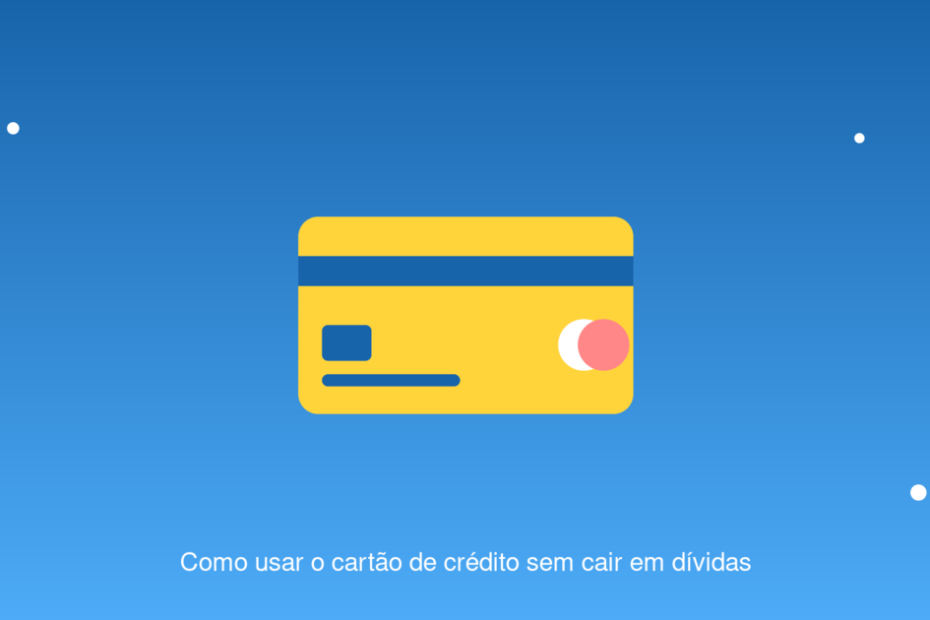 Ilustração de cartão de crédito representando uso consciente do crédito e prevenção de dívidas